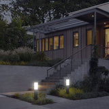 Stainless Steel Solar Light with LED Post