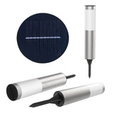 Stainless Steel Solar Light with LED Post