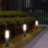 Stainless Steel Solar Light with LED Post