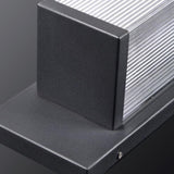 Solar LED Wall Sconce with Striped Shade