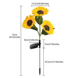 Sunflower Solar Light with Dusk Sensor