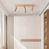 Travertine Cylinder Ceiling Light 3 Head