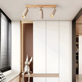 Travertine Cylinder Ceiling Light 3 Head