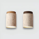 Travertine Cylinder LED Ceiling Spotlight