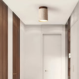 Travertine Cylinder LED Ceiling Spotlight