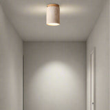 Travertine Cylinder LED Ceiling Spotlight