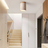 Travertine Cylinder LED Ceiling Spotlight