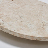 Travertine Round Wall Sconce with LED