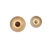 Travertine Round Wall Sconce with Warm LED