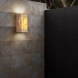 Travertine Stone Wall Light with Up Down