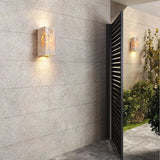 Travertine Stone Wall Light with Up Down