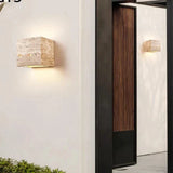 Travertine Stone Wall Light with Up Down
