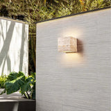 Travertine Stone Wall Light with Up Down