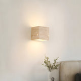Travertine Stone Wall Light with Up Down