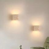 Travertine Stone Wall Light with Up Down