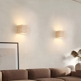 Travertine Stone Wall Light with Up Down