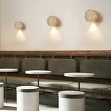 Travertine Stone Wall Sconce with LED