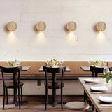 Travertine Stone Wall Sconce with LED
