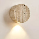 Travertine Stone Wall Sconce with LED