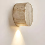 Travertine Stone Wall Sconce with LED