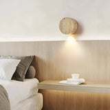 Travertine Stone Wall Sconce with LED