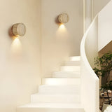 Travertine Stone Wall Sconce with LED