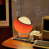 Vintage Glass Globe Table Lamp with LED