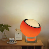 Vintage Glass Globe Table Lamp with LED