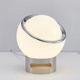 Vintage Glass Globe Table Lamp with LED