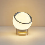 Vintage Glass Globe Table Lamp with LED