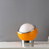 Vintage Glass Globe Table Lamp with LED