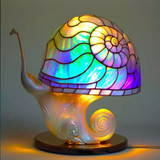Vintage Resin Mushroom Table Lamp LED