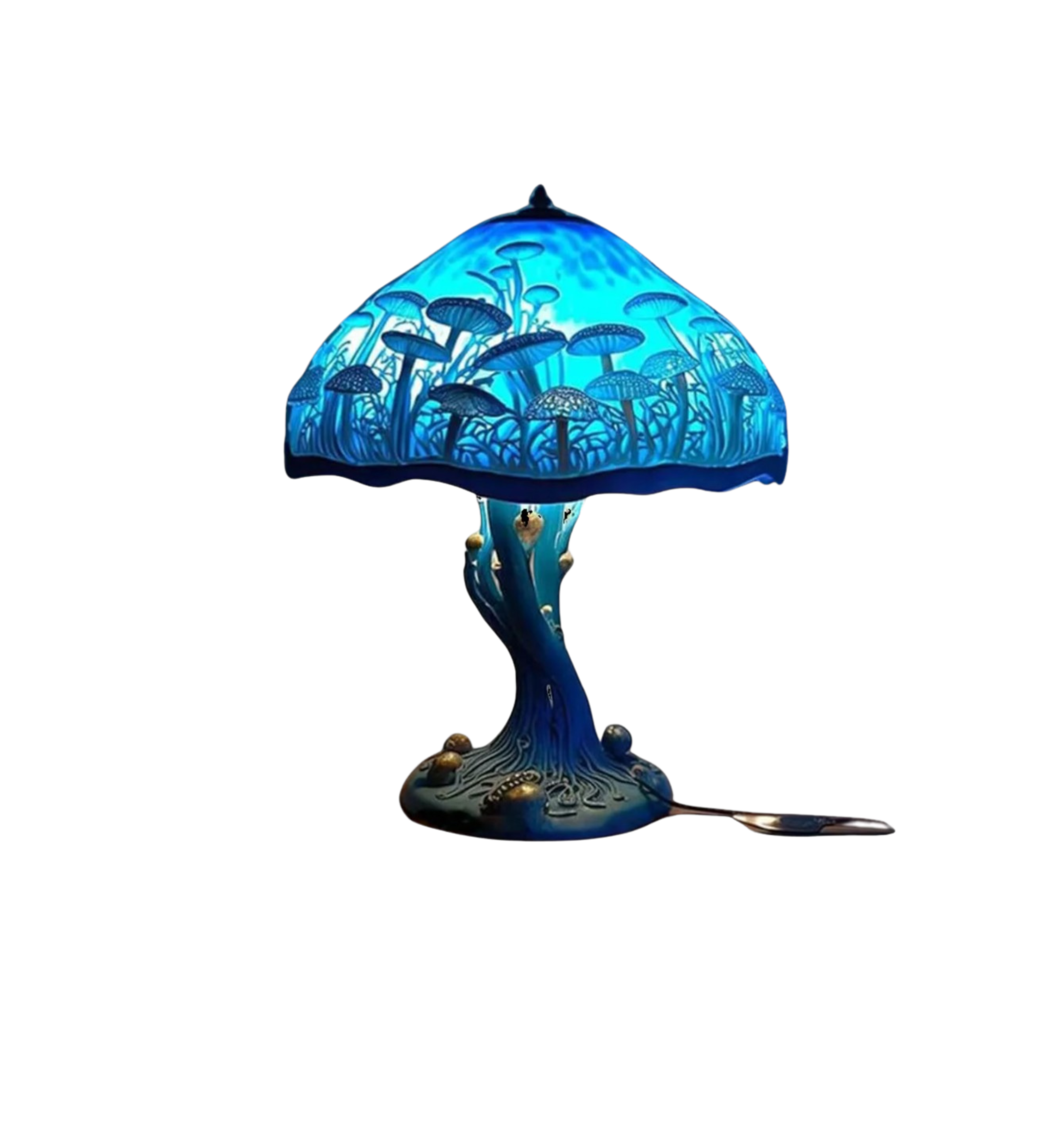 Vintage Resin Mushroom Table Lamp LED