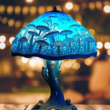 Vintage Resin Mushroom Table Lamp LED