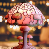 Vintage Resin Mushroom Table Lamp LED