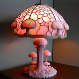 Vintage Resin Mushroom Table Lamp LED