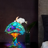 Vintage Resin Mushroom Table Lamp LED