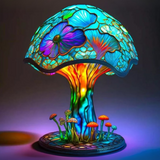 Vintage Resin Mushroom Table Lamp LED