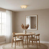 Vintage Round Glass Ceiling Light with Iron