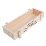 Vintage Wooden Planter Box with Crate Design