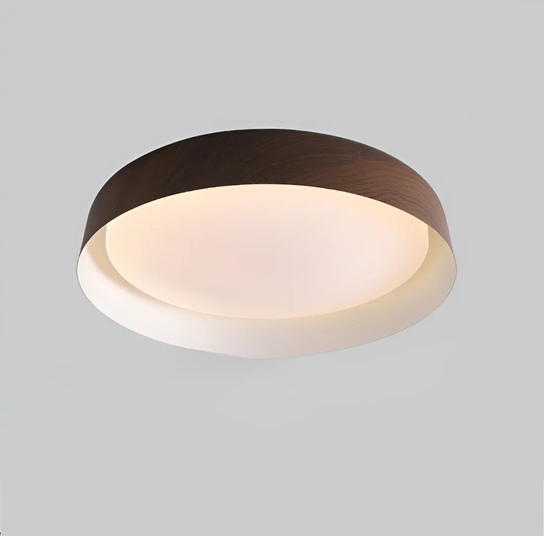 Wabi Sabi Wood Grain Round Ceiling Light LED