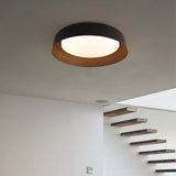Wabi Sabi Wood Grain Round Ceiling Light LED