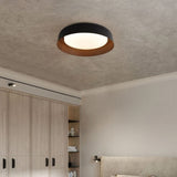 Wabi Sabi Wood Grain Round Ceiling Light LED