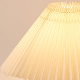 Wood Pleated LED Table Lamp