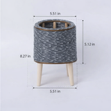 Woven Imitation Rattan Flower Pot Storage Box
