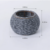 Woven Imitation Rattan Flower Pot Storage Box