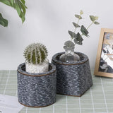 Woven Imitation Rattan Flower Pot Storage Box