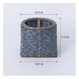 Woven Imitation Rattan Flower Pot Storage Box