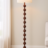 ZenCraft | Minimalist Natural Floor Lamp | Living Room Accent