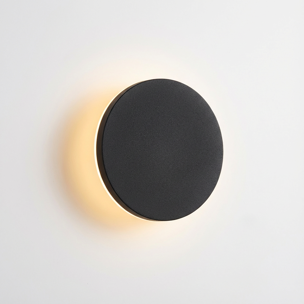 Round LED Outdoor Wall Light